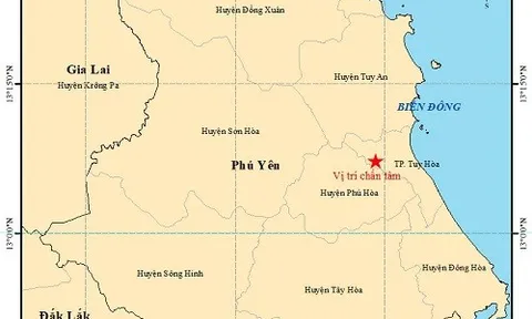 Xảy ra động đất 3,5 độ Richter tại tỉnh Yên Bái và Phú Yên