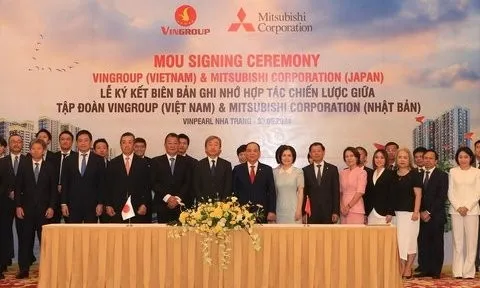 Vingroup và Mitsubishi Corporation ký biên bản ghi nhớ hợp tác chiến lược toàn diện