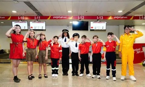 Mừng Tết thiếu nhi 1/6, Vietjet chắp cánh cho thiên thần nhỏ đến với giấc mơ bay
