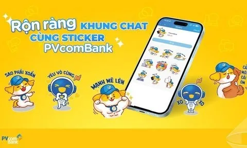 Gắn kết khách hàng thông qua sticker đại diện cho thương hiệu trên các nền tảng số