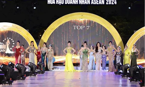 Doanh nhân Nghiêm Thị Huệ giành vương miện Hoa hậu Doanh nhân Asean 2024