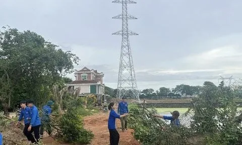 Tuổi trẻ Nghệ An tiếp sức thi công công trình đường điện 500kV