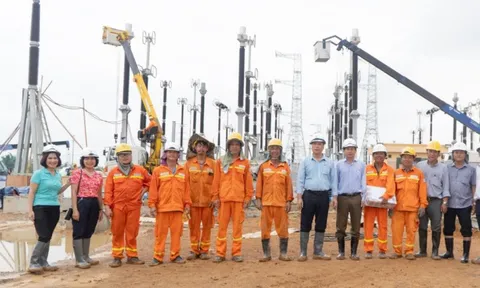 Tăng tốc,phấn đấu hoàn thành đóng điện TBA 500kV Thanh Hóa vào ngày 22/6