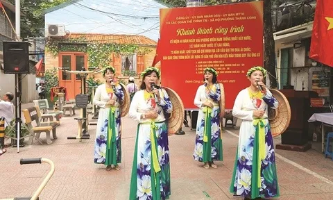 “Tổ dân phố văn hóa kiểu mẫu” góp phần xây dựng Thủ đô văn minh, hòa bình