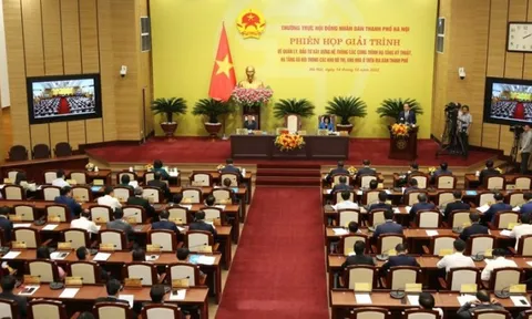 Thường trực HĐND thành phố Hà Nội nghe giải trình về giải quyết kiến nghị của cử tri