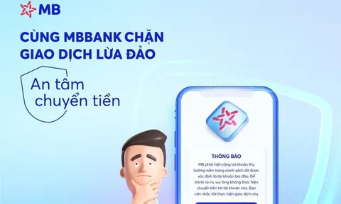 MB thêm tính năng nhận diện tài khoản lừa đảo khi chuyển tiền