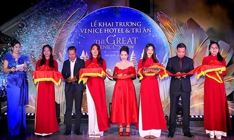 Khai trÆ°Æ¡ng cÃ´ng trÃ¬nh khÃ¡ch sáº¡n Venice Hotel PhÃº Quá»c vÃ  khai máº¡c triá»n lÃ£m chá»£ ÄÃªm bÃªn biá»n VUI-Fest Bazaar