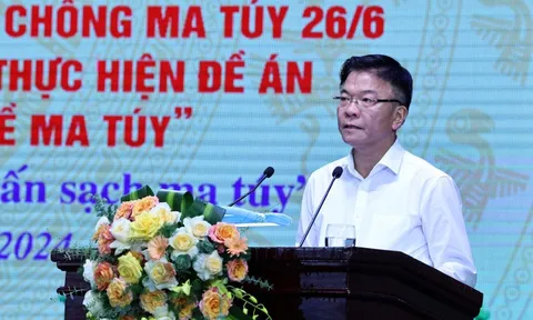 "Chúng ta sẽ đoàn kết một lòng đẩy lùi hiểm họa ma túy ra khỏi đời sống xã hội"