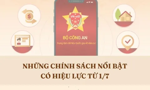 [Infographic] Những chính sách nổi bật có hiệu lực từ 1/7