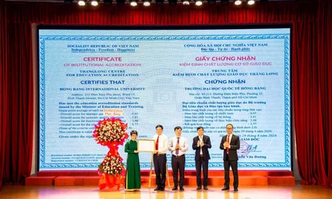 Trường Đại học Quốc tế Hồng Bàng đạt chuẩn kiểm định Chất lượng giáo dục cơ sở chu kỳ II