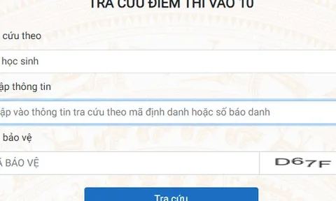 Tra cứu điểm thi vào lớp 10 của Hà Nội