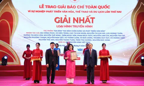 Trao Giải Báo chí toàn quốc 'Vì sự nghiệp phát triển văn hóa, thể thao và du lịch' lần thứ hai