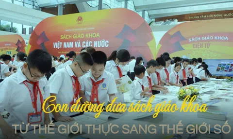 Con đường đưa sách giáo khoa từ thế giới thực sang thế giới số