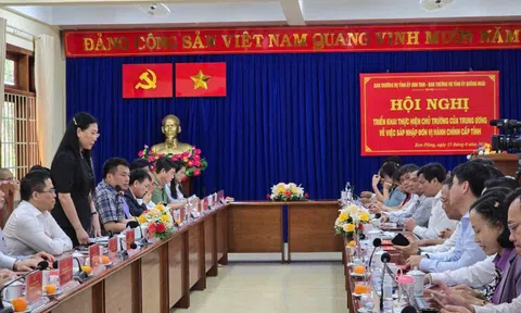 Thành lập 6 tổ công tác triển khai công tác sáp nhập tỉnh Quảng Ngãi và Kon Tum