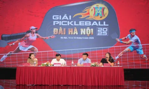 Tháng 6 sẽ diễn ra Giải Pickleball Đài Hà Nội 2025