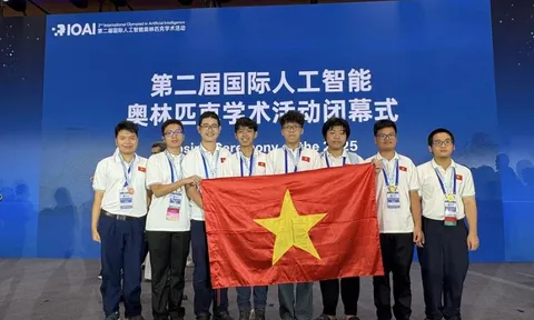 Học sinh Việt Nam đạt 3 Huy chương Vàng Olympic Trí tuệ nhân tạo quốc tế năm 2025