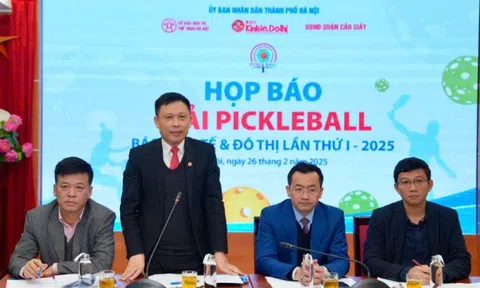 Giải Pickleball Báo Kinh tế và Đô thị lần I - 2025: Sân chơi mới cho người yêu thể thao