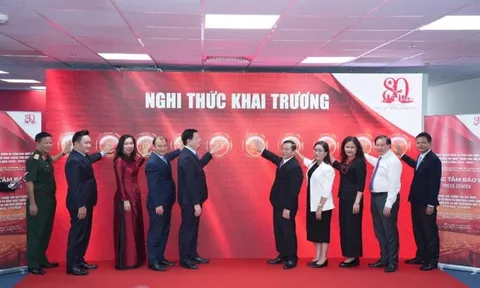 Khai trương Trung tâm Báo chí phục vụ Triển lãm 80 năm Quốc khánh