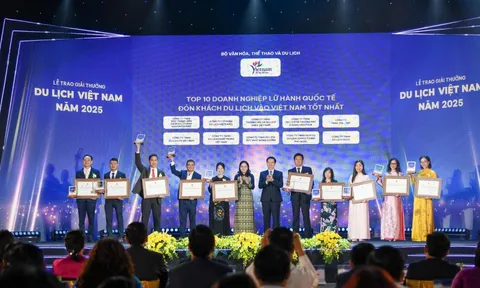 Giải thưởng Du lịch Việt Nam 2025: Vinh danh 113 doanh nghiệp, đơn vị tiêu biểu trong lĩnh vực du lịch