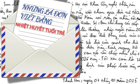 Những lá đơn được viết bằng nhiệt huyết tuổi trẻ