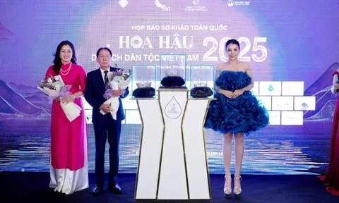 Công bố vương miện mang thông điệp đặc biệt của Hoa hậu Du lịch dân tộc Việt Nam 2025
