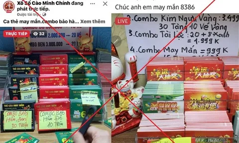 Cảnh giác lừa đảo qua mạng từ chiêu trò vé số cào