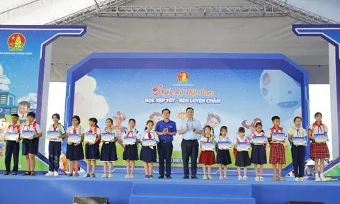 Hơn 2.000 thiếu nhi tham gia ngày hội “Thiếu nhi Việt Nam - Học tập tốt, rèn luyện chăm“