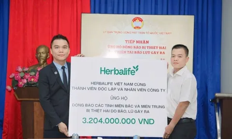 Hơn 3,2 tỷ hỗ trợ đồng bào miền Bắc và miền Trung bị thiệt hại do bão