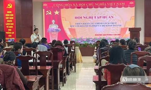Quảng Ngãi nâng cao năng lực cho hộ kinh doanh và doanh nghiệp với chính sách thuế mới