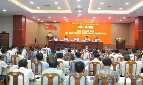 Cà Mau tổng kết 2025, đặt mục tiêu tăng trưởng hai con số trong năm 2026