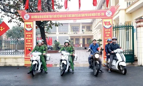 Xã Ứng Thiên ra quân kiểm tra, xử lý, đảm bảo trật tự đô thị