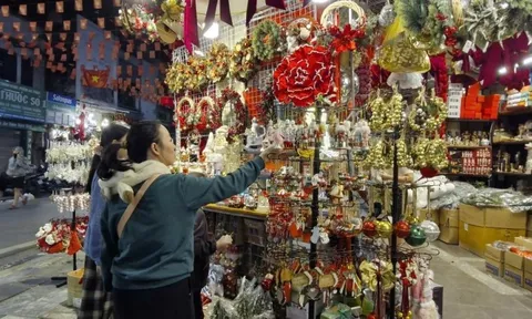 Phố Hàng Mã rực rỡ đón Giáng sinh