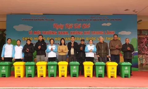 Phường Phú Lương tổ chức “Ngày hội tái chế - Vì môi trường xanh, không khí trong lành” ​ ​