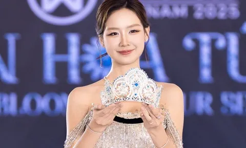 Vương miện Hoa hậu Thế giới Việt Nam đính 3.368 viên đá quý