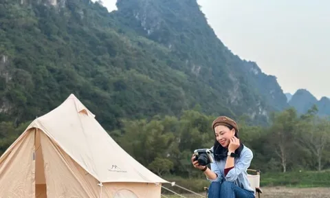 Lưu ngay điểm cắm trại mới view cực xịn tại Serena Resort Kim Bôi