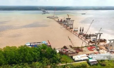 Đại công trình vượt sông Hậu trị giá gần 4.000 tỷ đồng dần lộ diện