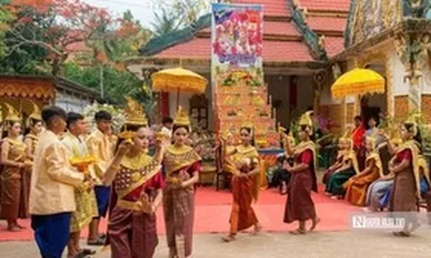 Rộn ràng Tết Chol Chnam Thmay: Phum sóc Khmer “bừng sắc” đón năm mới