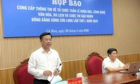 Cà Mau tổ chức Tuần lễ Khoa học, công nghệ, văn hóa, du lịch quy mô lớn năm 2026