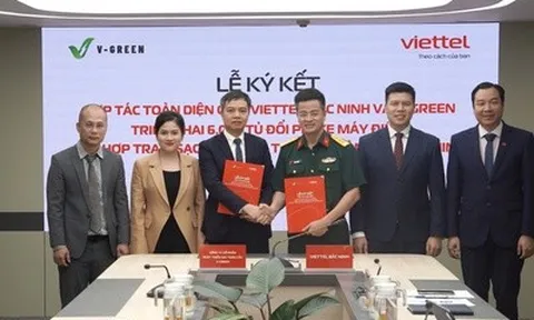 V-Green hợp tác với Viettel Bắc Ninh triển khai 6.000 tủ đổi pin xe máy điện