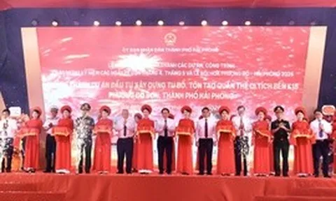 Phó Thủ tướng Lê Tiến Châu dự Lễ khởi công, khánh thành 14 dự án, công trình tại Hải Phòng