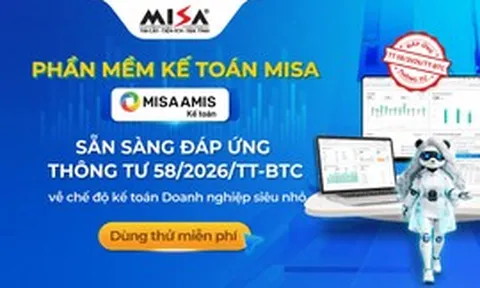 Phần mềm MISA tích hợp AI cho kế toán doanh nghiệp siêu nhỏ
