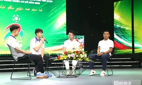 Ấn tượng màn giao lưu với cầu thủ nổi tiếng tại giải bóng đá Cúp Báo và phát thanh, truyền hình Nghệ An