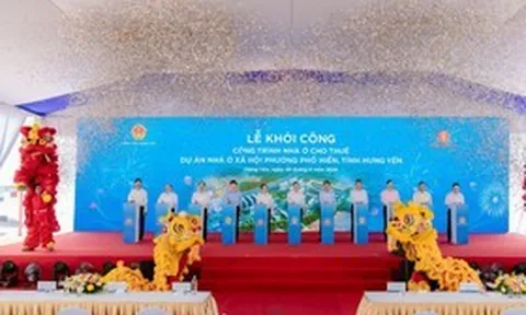 Vingroup khởi công công trình nhà ở cho thuê dự án nhà ở xã hội phường Phố Hiến, tỉnh Hưng Yên