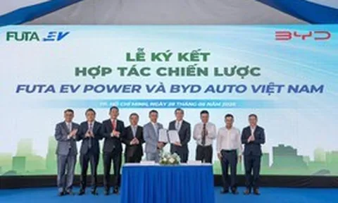 FUTA EV POWER và BYD AUTO Việt Nam hợp tác phát triển hạ tầng sạc xe điện