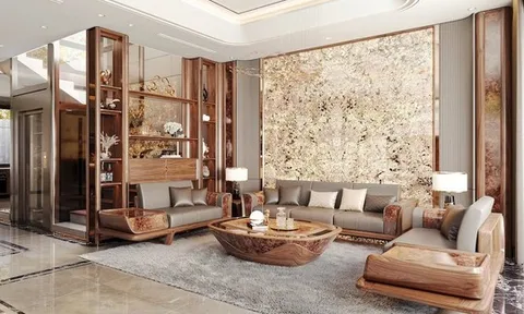 Gỗ óc chó và xu hướng Quiet Luxury trong thiết kế nội thất 2026