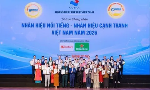 Nhà xuất bản Giáo dục Việt Nam được vinh danh trong "Top 20 Nhãn hiệu nổi tiếng Việt Nam" năm 2026