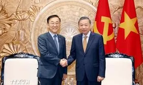 Tổng Bí thư, Chủ tịch nước Tô Lâm tiếp Bộ trưởng Đất đai, Cơ sở hạ tầng, Giao thông Hàn Quốc