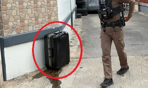 Thấy chiếc vali giữa đường, người dân mở ra thấy cảnh tượng "nổi da gà"
