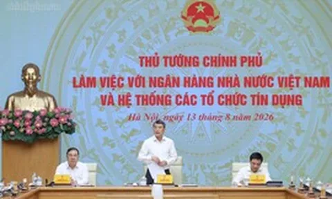 Thủ tướng Chính phủ làm việc với Ngân hàng Nhà nước và hệ thống các tổ chức tín dụng