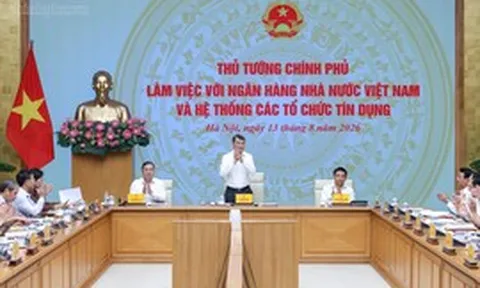Kết luận của Thủ tướng Lê Minh Hưng tại Buổi làm việc với Ngân hàng Nhà nước Việt Nam và hệ thống các tổ chức tín dụng